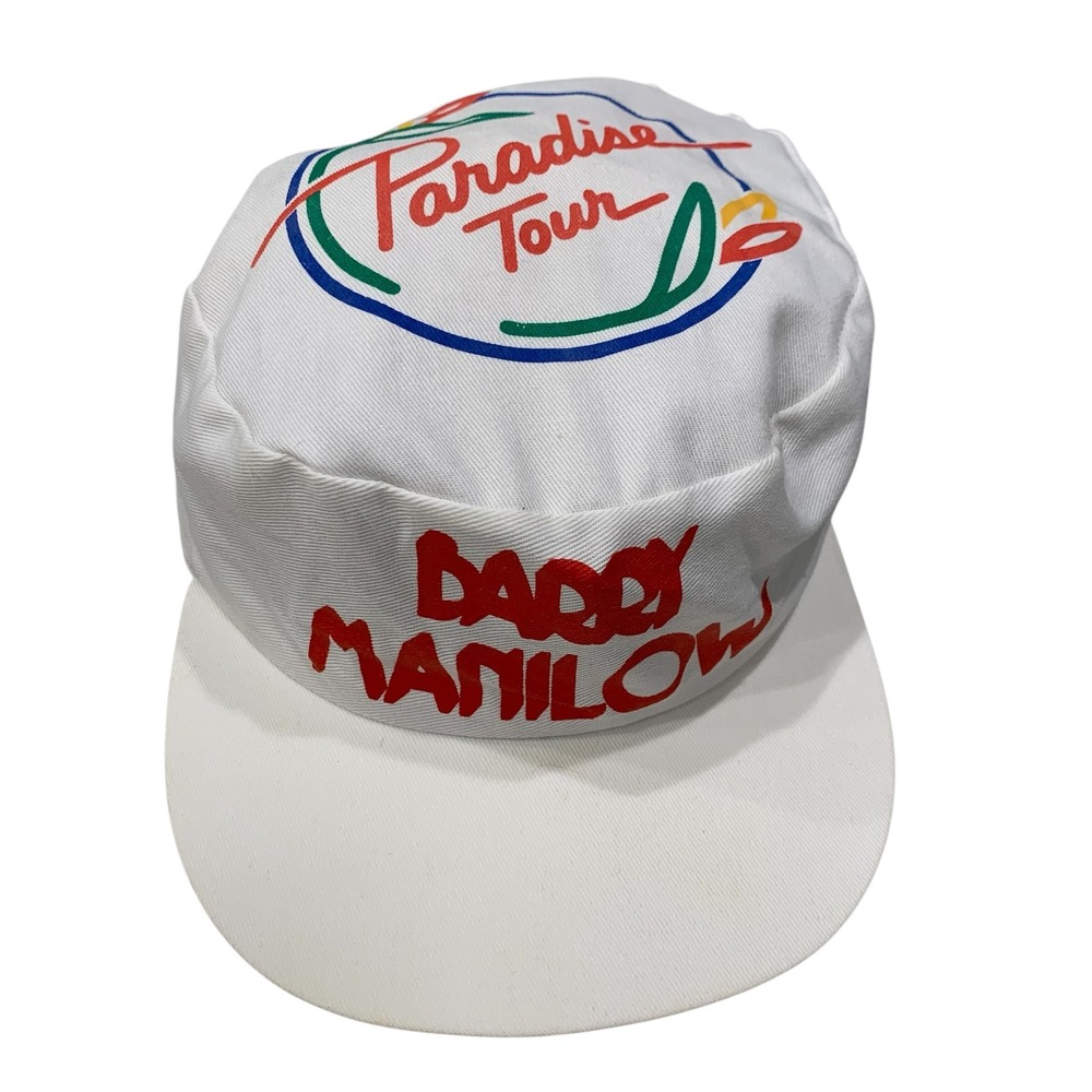 Vintage Barry Manilow Paradise Tour Concert Hat Rare 80s Never Worn Cap